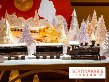 Bûche de Noël Lenôtre 2025 : Le train des Merveilles et les créations de fête - photos