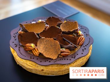 Bûche de Noël Opéra Garnier de la Maison du Chocolat 2025 - photos - A7C07783