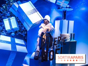 Inauguration des vitrines de Noël du BHV Marais à Paris 2025 avec Vincent Niclo et Vitaa - photos - A7C01495