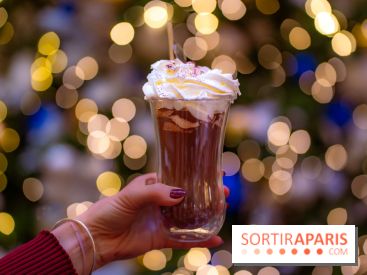 Tea time de Noël du Mandarin Lutetia 2025 par Nicolas Guercio - photos - chocolat chaud