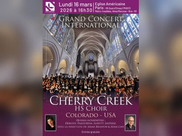Grand Concert de Chant Choral à l'Eglise Américaine de Paris
