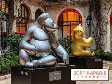 Exposition gratuite au Plaza Athénée : le bestiaire de Michel Bassompierre s'invite au palace - IMG 3929