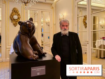 Exposition gratuite au Plaza Athénée : le bestiaire de Michel Bassompierre s'invite au palace - IMG 3956