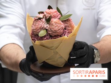L'Oeuf de Pâques floral du Mandarin Lutetia Paris 2026 par Nicolas Guercio - photos