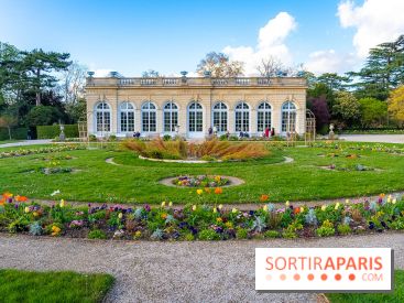 Le Parc de Bagatelle au printemps, cerisier, tulipes et jonquilles - photos