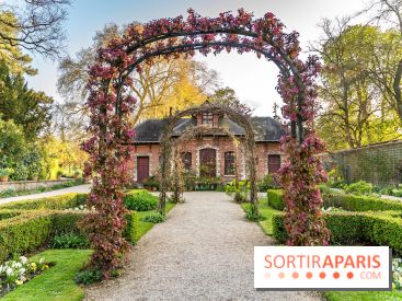 Le Parc de Bagatelle au printemps, cerisier, tulipes et jonquilles - photos