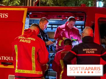 Simulation géante des pompiers de Paris sur les quais parisiens