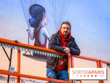 Seth et sa nouvelle fresque street-art XXL  Paris 13e - photos - A7200155