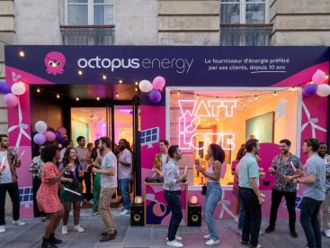 Du fun et des économies d’énergie : Octopus installe son pop-up store à Paris !