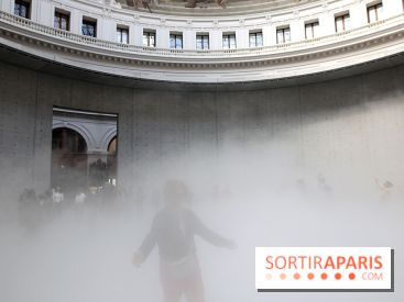 Fujiko Nakaya : nos photos de sa sculpture de brouillard à voir à la Bourse de Commerce