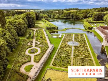 Le Domaine de Villarceaux et ses deux châteaux - photos - DJI 0032 D