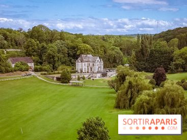 Le Domaine de Villarceaux et ses deux châteaux - photos - DJI 0036 D