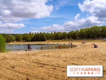 Île de loisirs du Val de Seine dans les Yvelines, plage, baignade et activités - photos