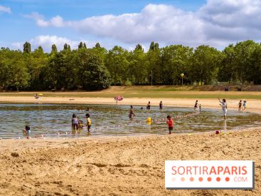 Île de loisirs du Val de Seine dans les Yvelines, plage, baignade et activités - photos