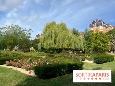 Le square Séverine, grand espace vert du 20e arrondissement