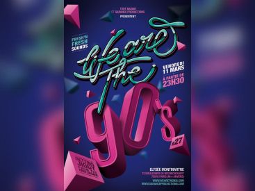 We Are 90's, Soirée, Elysée Montmartre