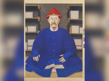 Portrait de Kangxi en tenue ordinaire, &#24247;&#29081;&#24093;&#20415;&#26381;
&#20687;&#36724; ,Dynastie Qing, période Kangxi (1662-1722)