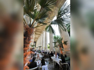 La terrasse du Mini Palais se met à l'heure des thés