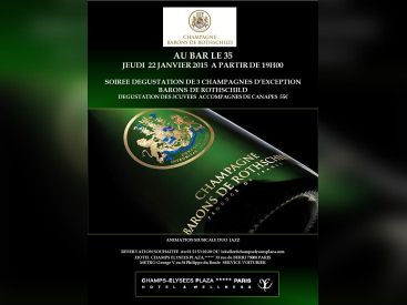 Soirée Champagnes aux Champs Elysées Plaza