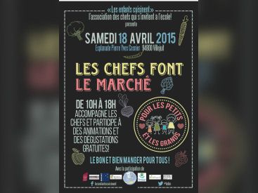 Les chefs font leur marché à Villejuif