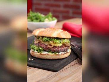 Un burger à l'agneau gallois chez Red d'Hippo