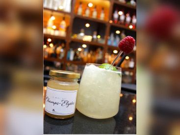 Cocktails détox au "Miel des Champs" au Marriott Champs Elysées
