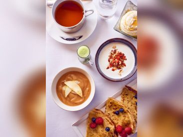 Petit déjeuner "healthy" au Royal Monceau