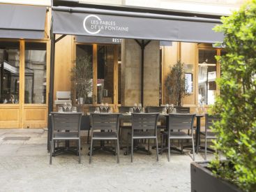 La terrasse est iodée aux Fables de La Fontainre