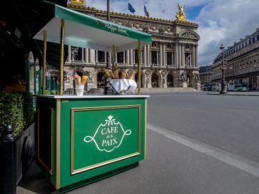 Glaces et sorbets sont au menu du Café de la Paix