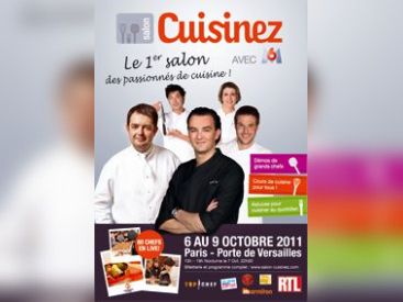 salon cuisinez 2011, cuisinez avec les chefs, m6