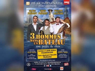 3 hommes dans un bateau