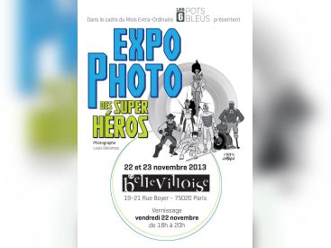 exposition Super Héros à la Bellevilloise
