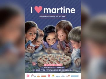 exposition I love Martine au Musée en Herbe