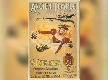 affiche 1ere Foire de Paris en 1904