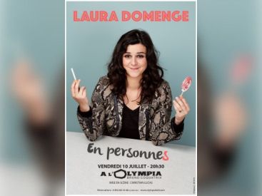 Laura Domenge, en personnes à l'Olympia 