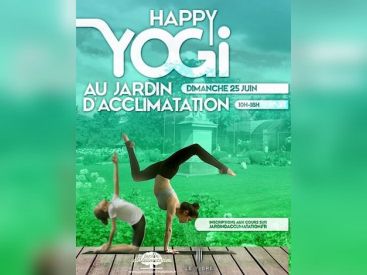 Happy Yogi, les initiations yoga en famille au Jardin d'Acclimatation