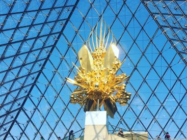 Saison Japonisme 2018 : Trône, l'œuvre de Kohei Nawa exposée au Louvre