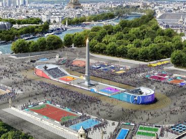 La Journée Olympique 2019 sur la Place de la Concorde à Paris