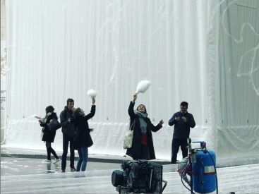 Nuit blanche 2019 : des lancers de barbe à papa dans les rues de Paris