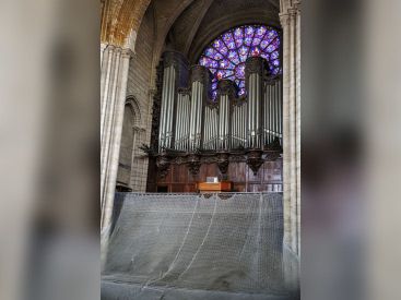 Notre Dame de Paris : le chantier de restauration du grand orgue commence