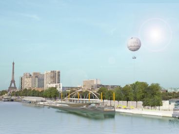 L'Arche, la piscine flottante Port de Javel, devrait ouvrir cet été 2021