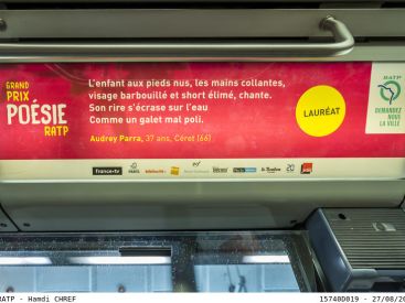 Le Grand Prix de Poésie 2021 de la RATP de retour, à vos poèmes