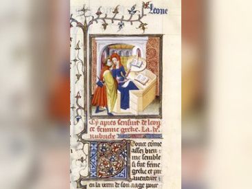 exposition Art d'Aimer BNF, Boccace, Les cleres femmes,  manuscrit, début XVème siècle.