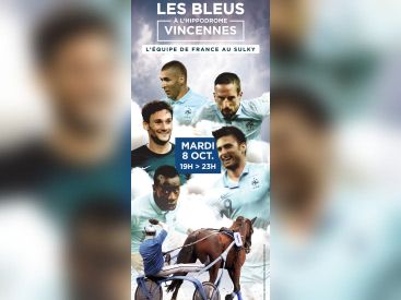 Les bleus à l'Hippodrome de Vincennes