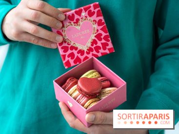 Saint-Valentin chez Ladurée 2024 : le coffret de macarons cœur