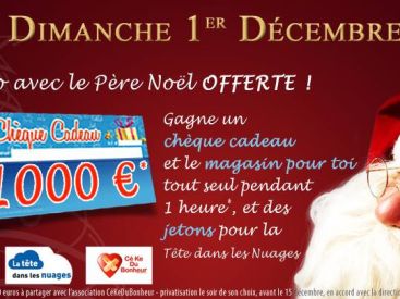 Le Père Noël ouvre le Village JouéClub de Paris ce dimanche