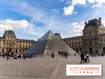 La flamme olympique des JO de Paris 2024, s'installera dans le Jardin des Tuileries - Musée du Louvre - carrousel du Louvre
