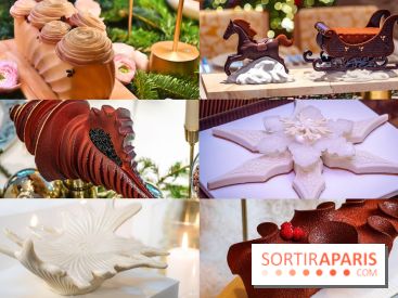 Les bûches de Noël exceptionnelles 2024 à Paris, les créations folles des palaces et grandes Maisons