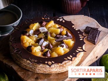 L'étonnante galette des Rois de La Maison Du Chocolat 2025 : Ananas Royal