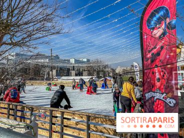 Une vraie patinoire s’installe Parc André Citroën : Patins en folie